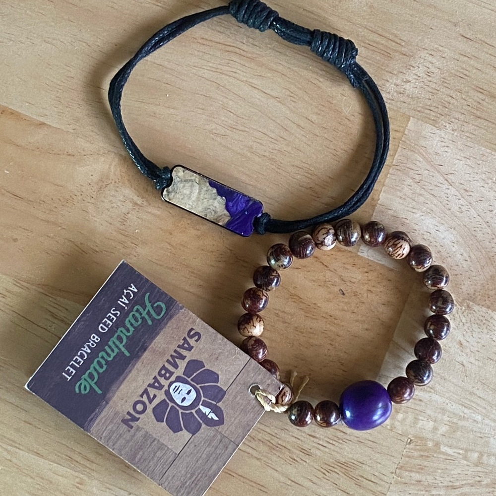 Bundle 2 açaí seed bracelets